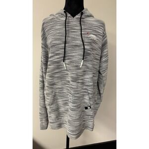 Dikotomy Men's Hoodie Large Gray Black Knit Pullover Sweatshirt California Bear